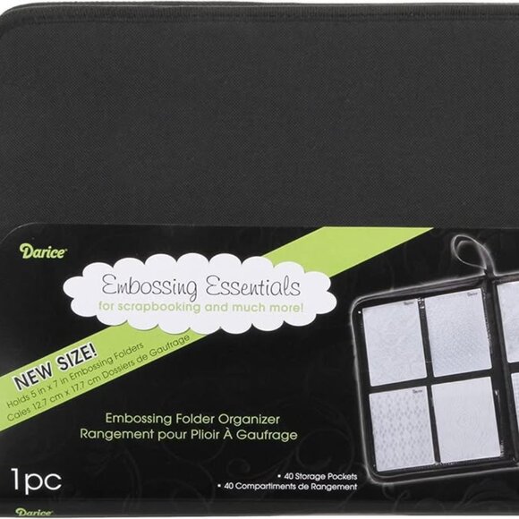 Darice Embossing Folder Organizer – Holds 40, 5”x7” Folders New - Picture 1 of 3